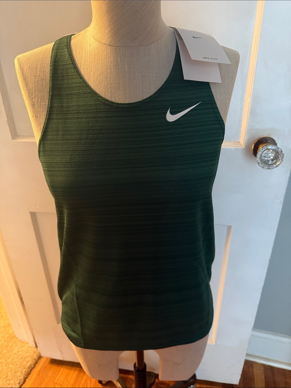 Nike Dark Green Dri-FIT Athletic Tank Top for Kids NWT